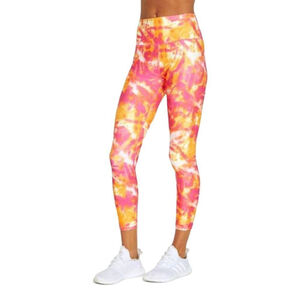 Wildfox Red Contender Luxe 7/8 Tights Leggings women's S in Fuchsia Marigold NWT